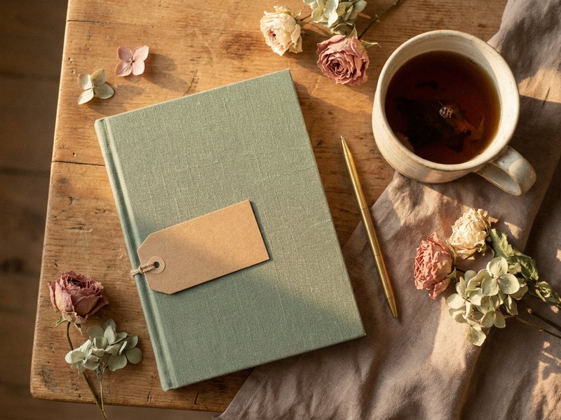 gentle evidence log habit for adhd women — gentle illustration for late-diagnosed ADHD women, lacedopamine.com