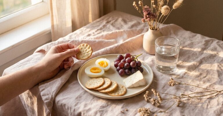 ADHD forget to eat — gentle illustration for late diagnosed ADHD women, lacedopamine.com