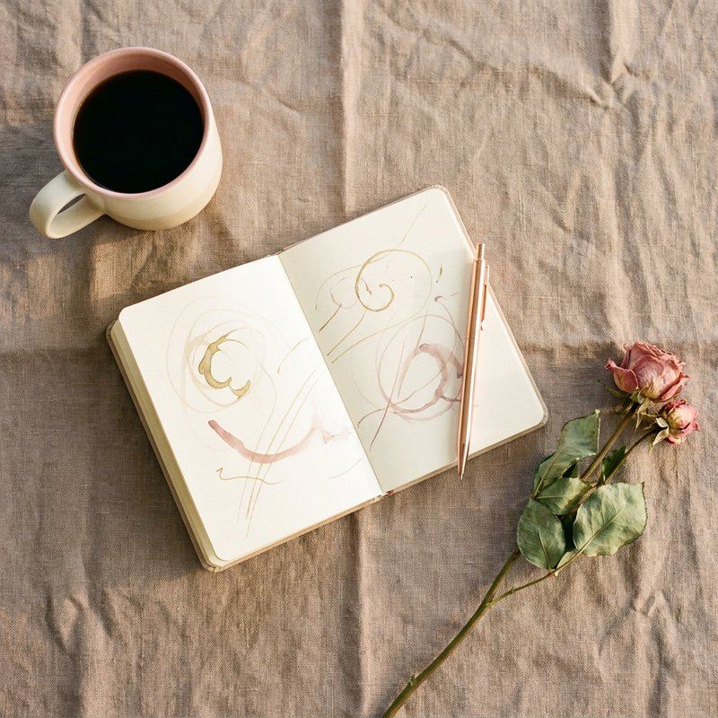 adhd friendship struggles — an open notebook with a short handwritten list beside a cup, lacedopamine.com