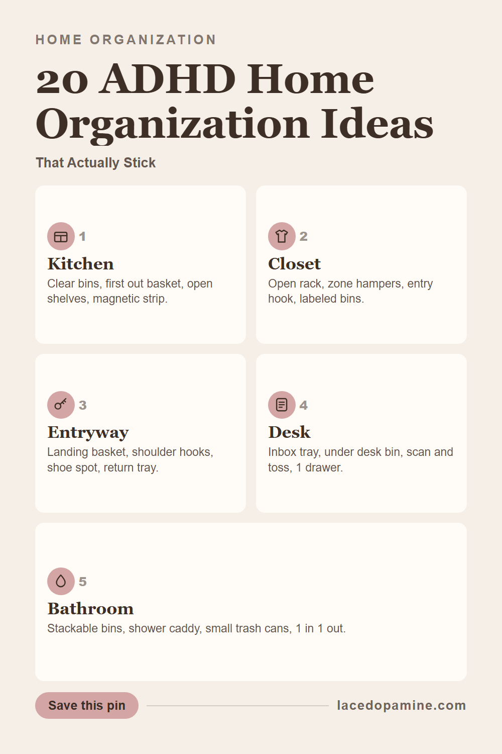 Tired of organization systems that hold together for a week then quietly fall apart — save this pin for later