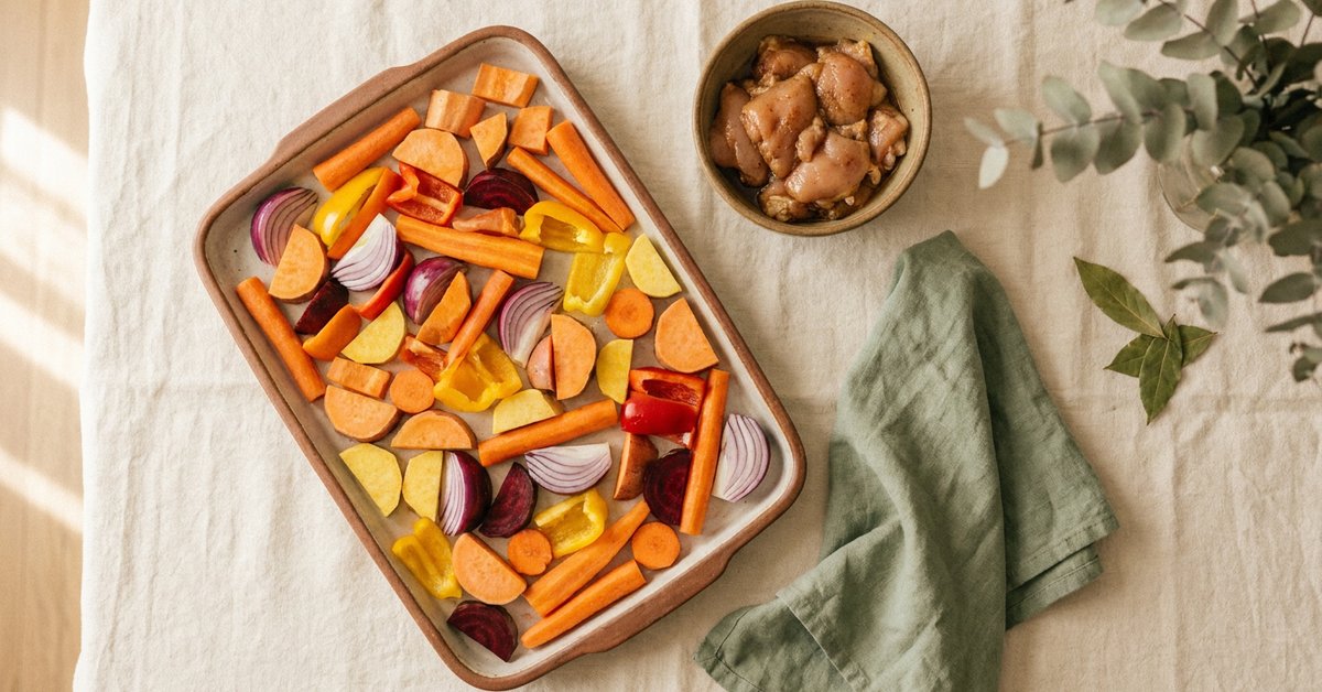 ADHD meal prep — gentle illustration for late diagnosed ADHD women, lacedopamine.com