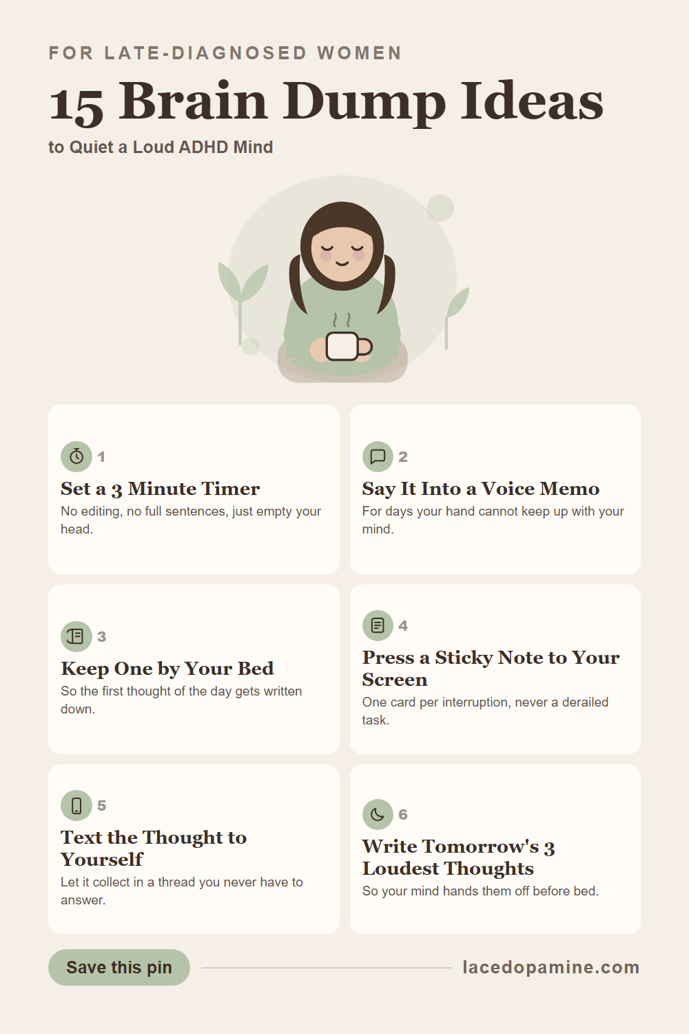 Feeling like your ADHD mind never stops talking — save this pin for later
