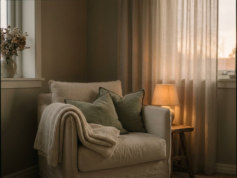 a quiet corner with soft light for an overstimulated ADHD brain to reset, lacedopamine.com