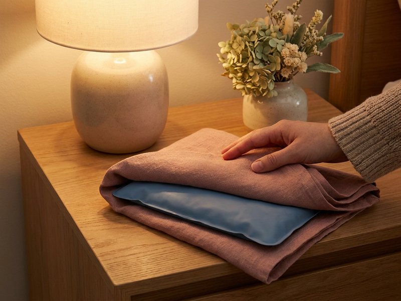 ice pack on neck for vagus nerve stimulation and ADHD nervous system reset