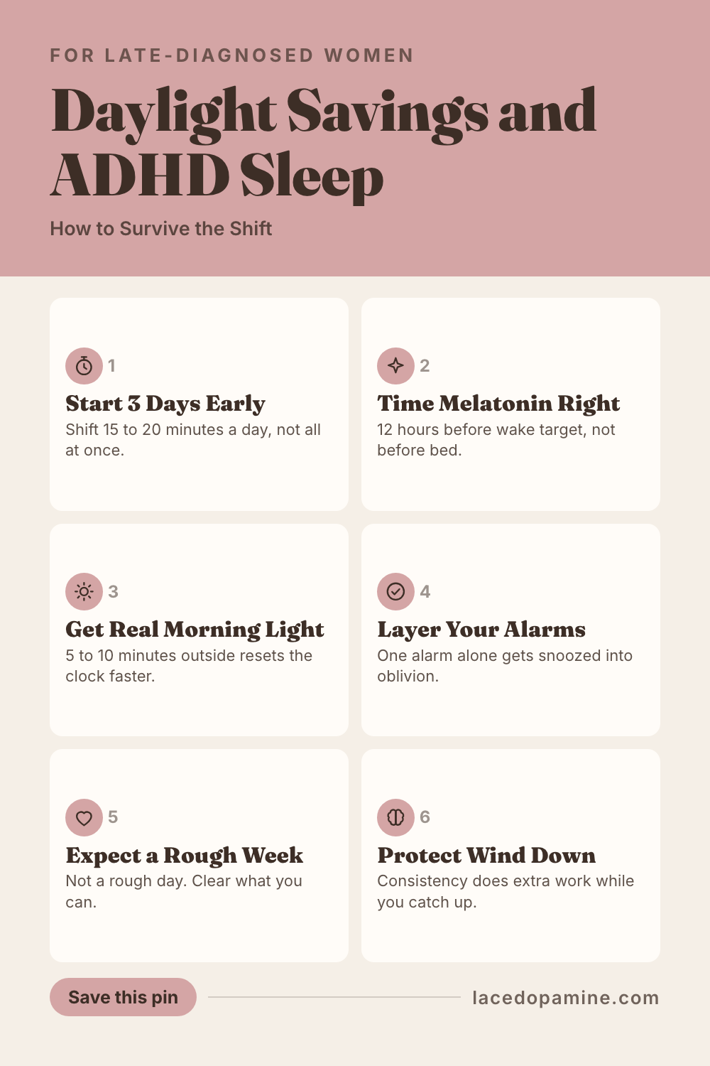 Dreading the clocks changing again — save this pin for later