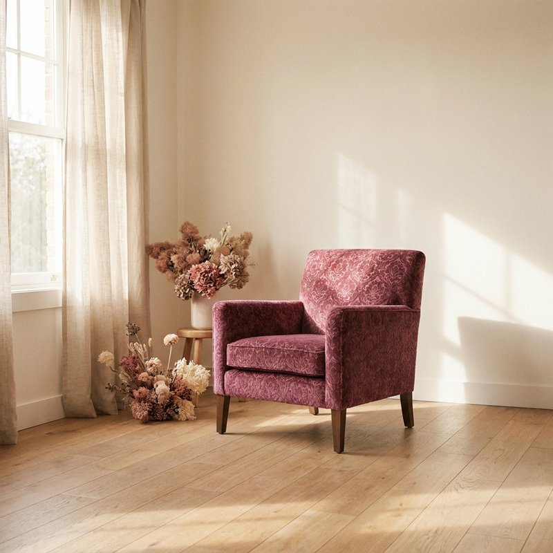 dopamine decor ideas — one bold statement chair in an otherwise calm room, lacedopamine.com
