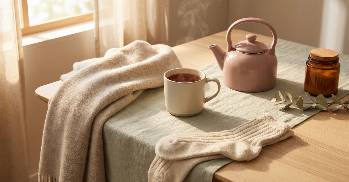 fall routine ideas ADHD — gentle illustration for late-diagnosed ADHD women, lacedopamine.com