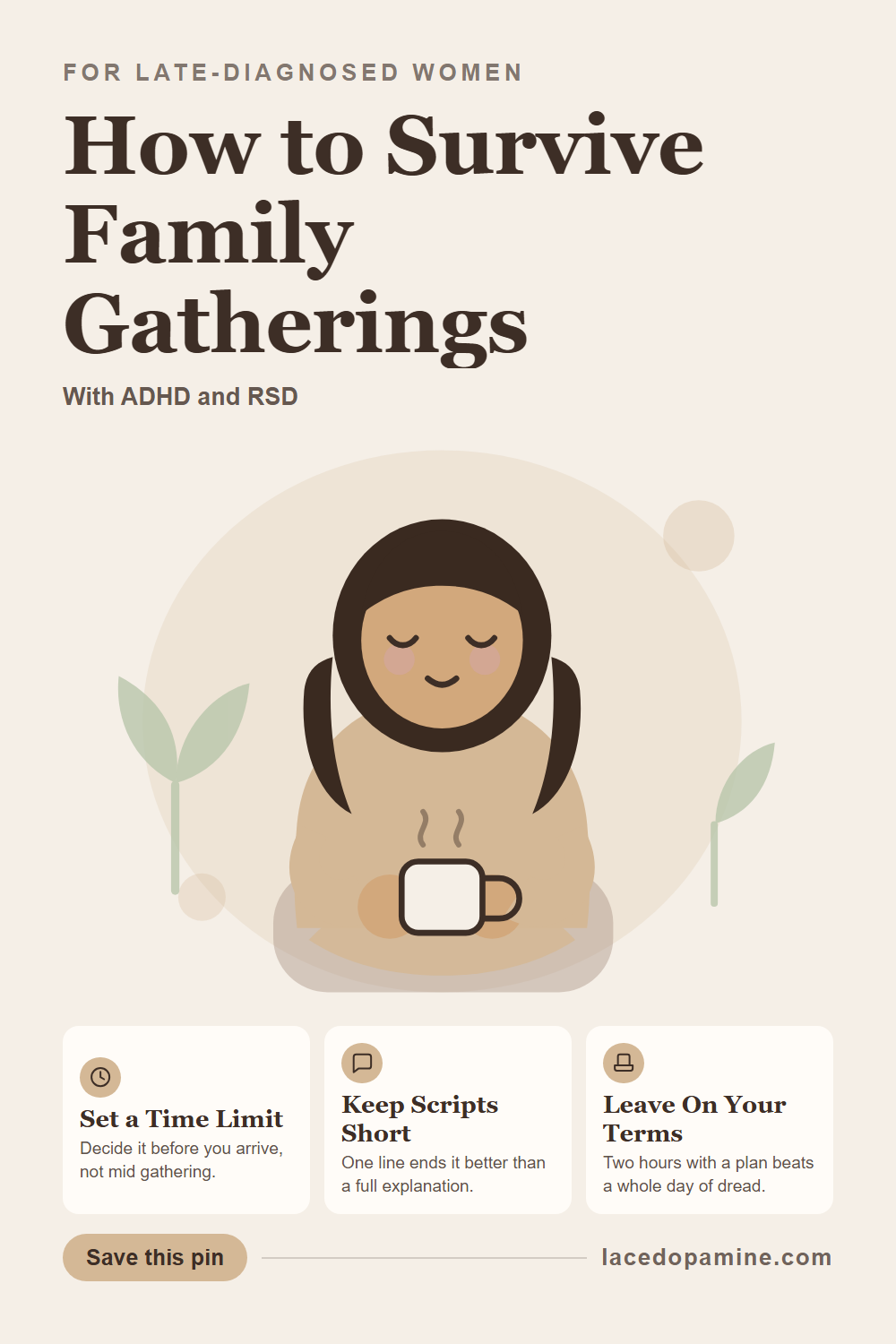 Dreading the next family gathering because of ADHD and RSD — save this pin for later