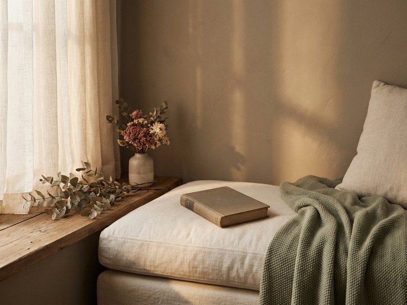 holiday luteal phase ADHD — a quiet corner set apart from a holiday gathering, lacedopamine.com