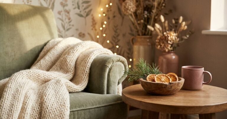 holiday luteal phase ADHD — gentle illustration for ADHD women during the holidays, lacedopamine.com