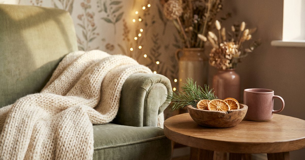 holiday luteal phase ADHD — gentle illustration for ADHD women during the holidays, lacedopamine.com