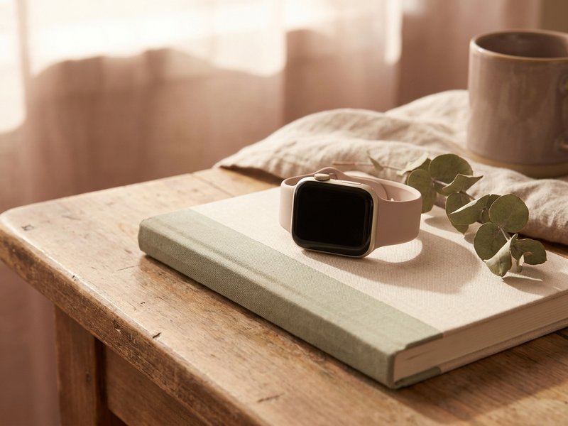 nervous system regulation ADHD — a smartwatch and a small notebook on a table, lacedopamine.com