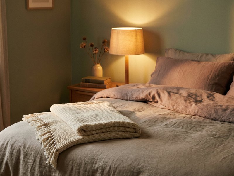 nervous system reset ideas — an electric blanket warming up before bed, lacedopamine.com