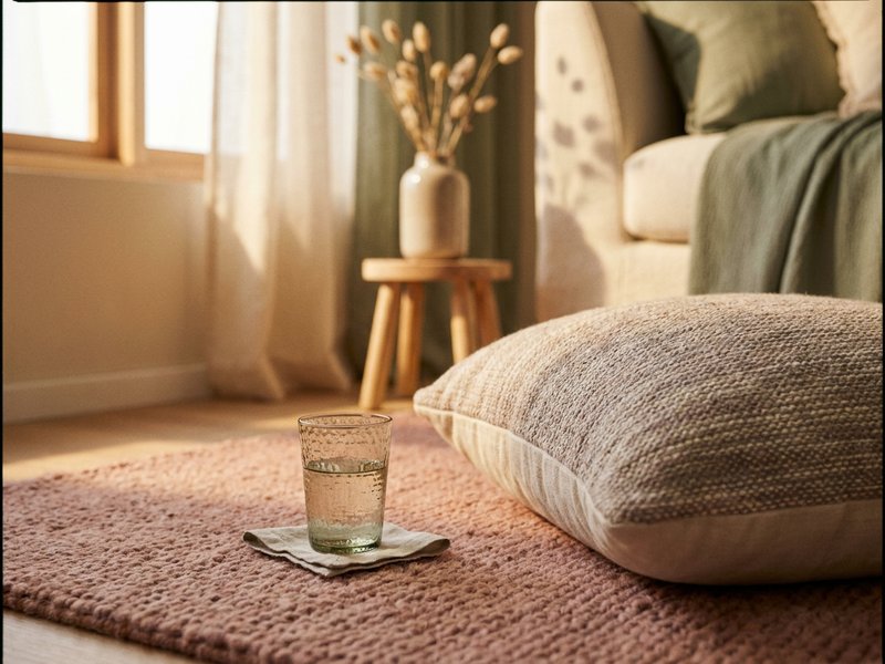 nervous system reset ideas — a glass of water and a moment on the floor, lacedopamine.com