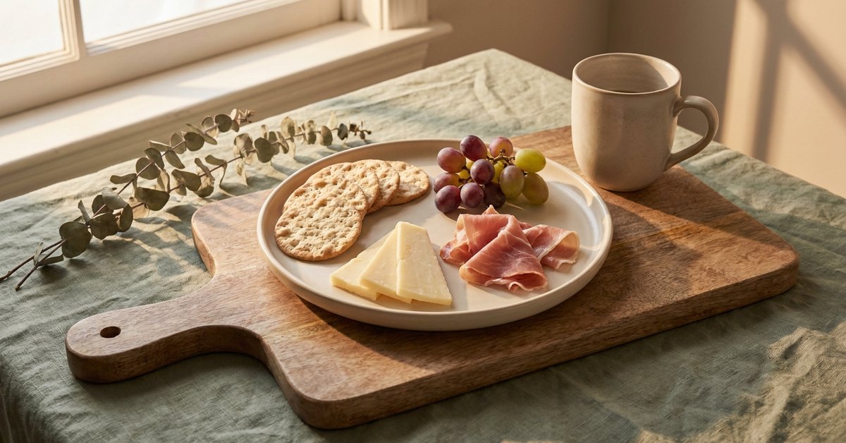 no recipe dinner ideas — gentle illustration for tired ADHD brains, lacedopamine.com