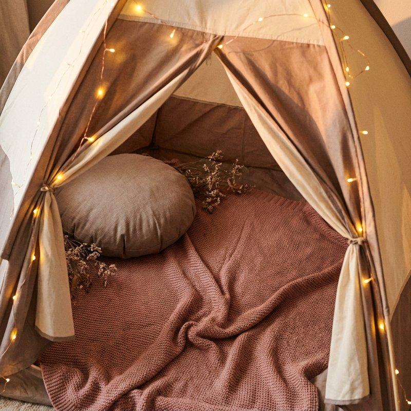 sensory corner ideas — enclosed cozy tent nook for sensory regulation, lacedopamine.com