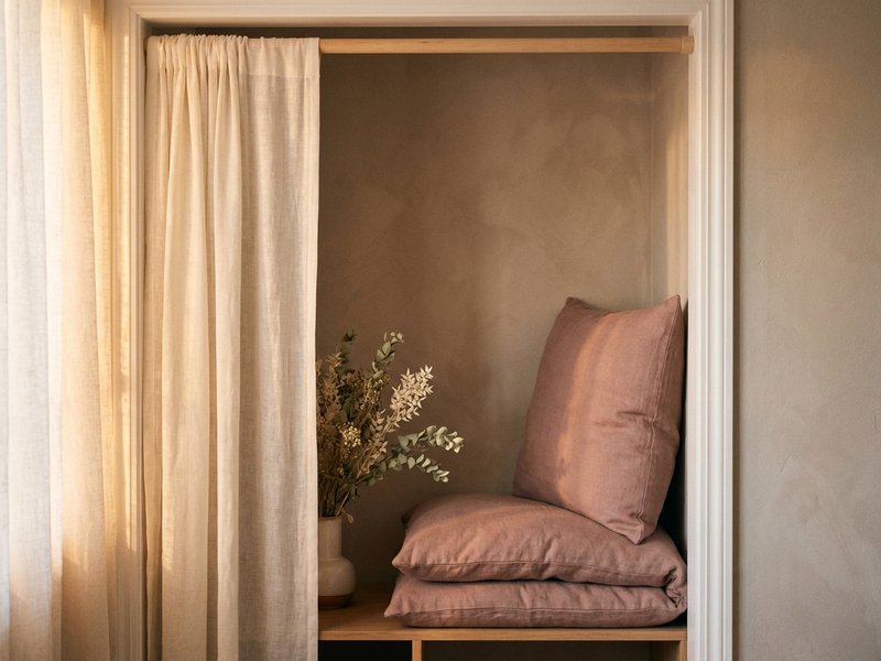 sensory corner ideas — closet nook placement for a calming spot, lacedopamine.com