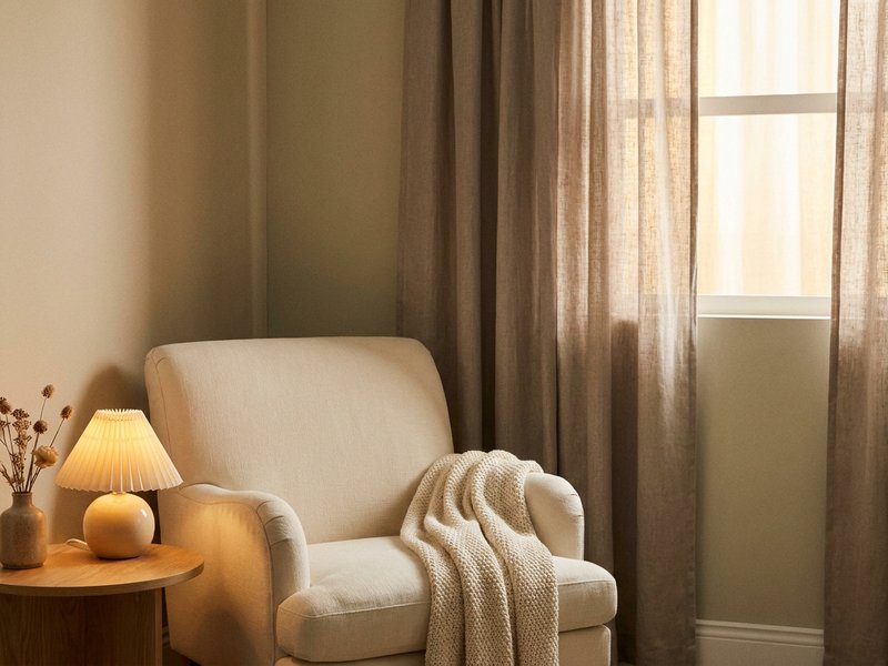 sensory overload recovery ADHD — a quiet corner with a soft chair and dim light, lacedopamine.com
