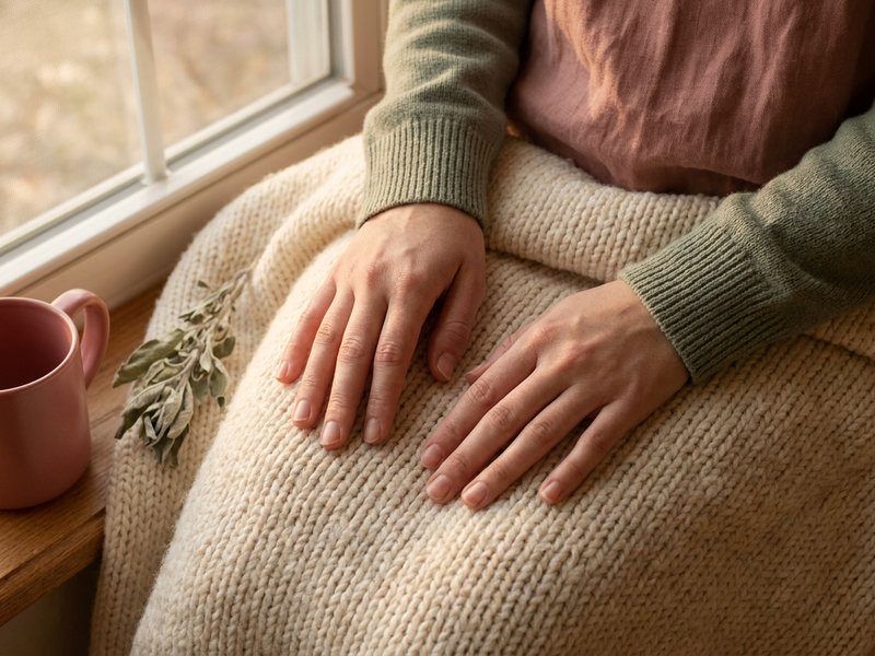 soft hands resting quietly to soothe ADHD sensory overload, lacedopamine.com