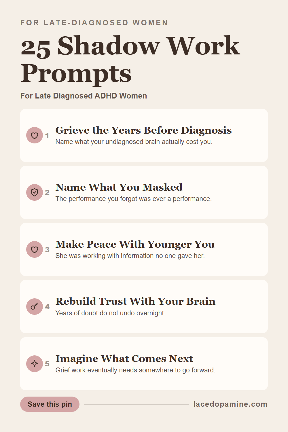 Still carrying the years before your ADHD diagnosis like unfinished business — save this pin for later