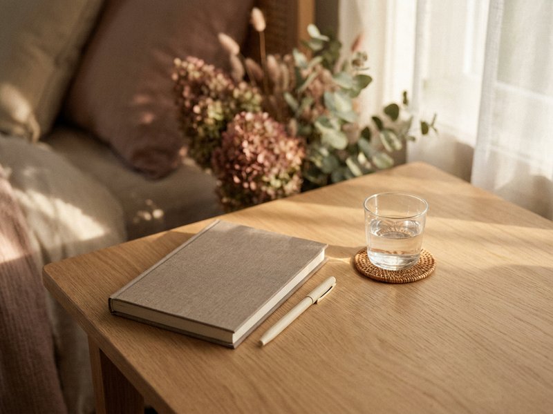 slow productivity 2026 — a calm desk set up for one task at a time, lacedopamine.com