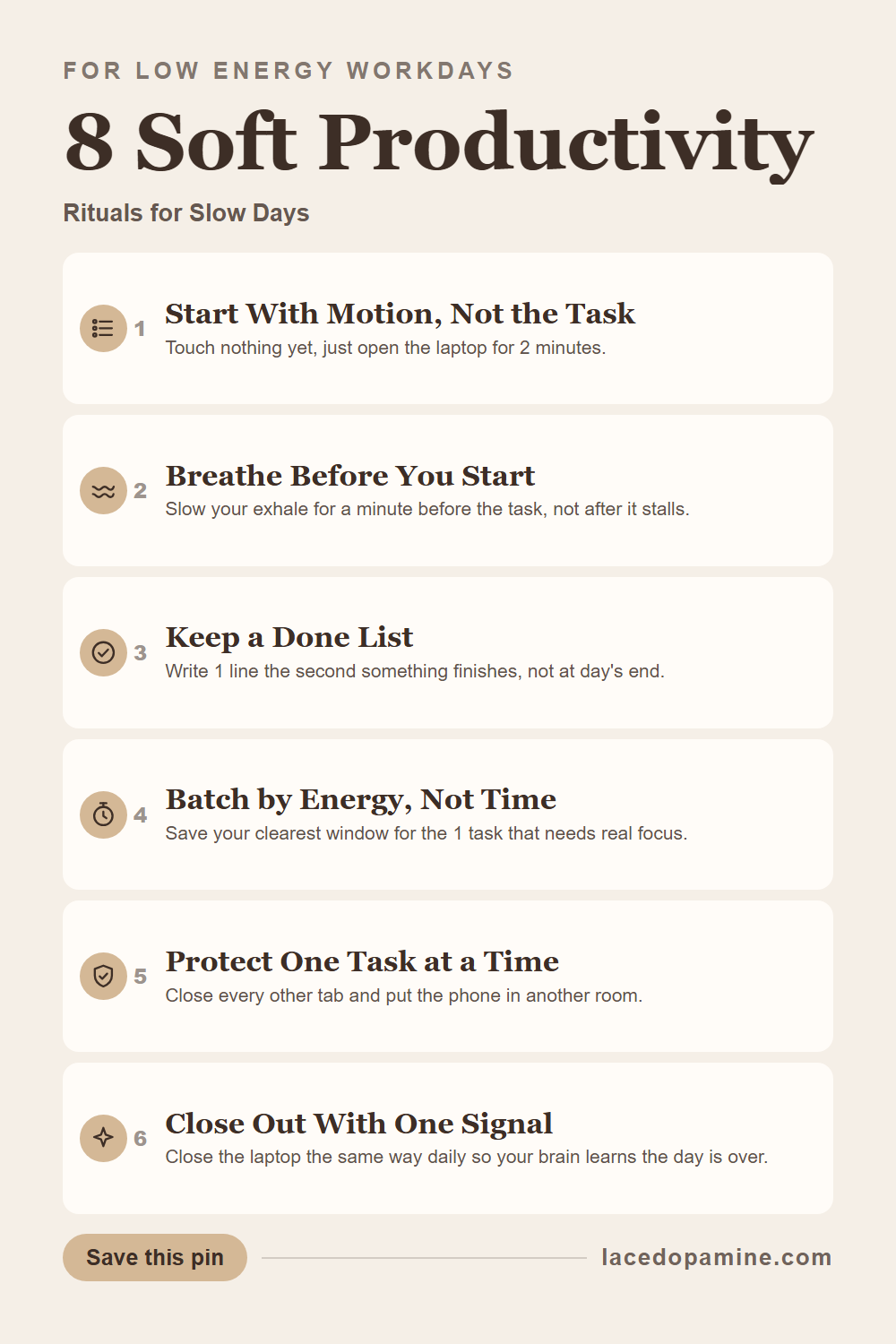 Does every slow ADHD workday end in guilt about what did not get done — save this pin for later