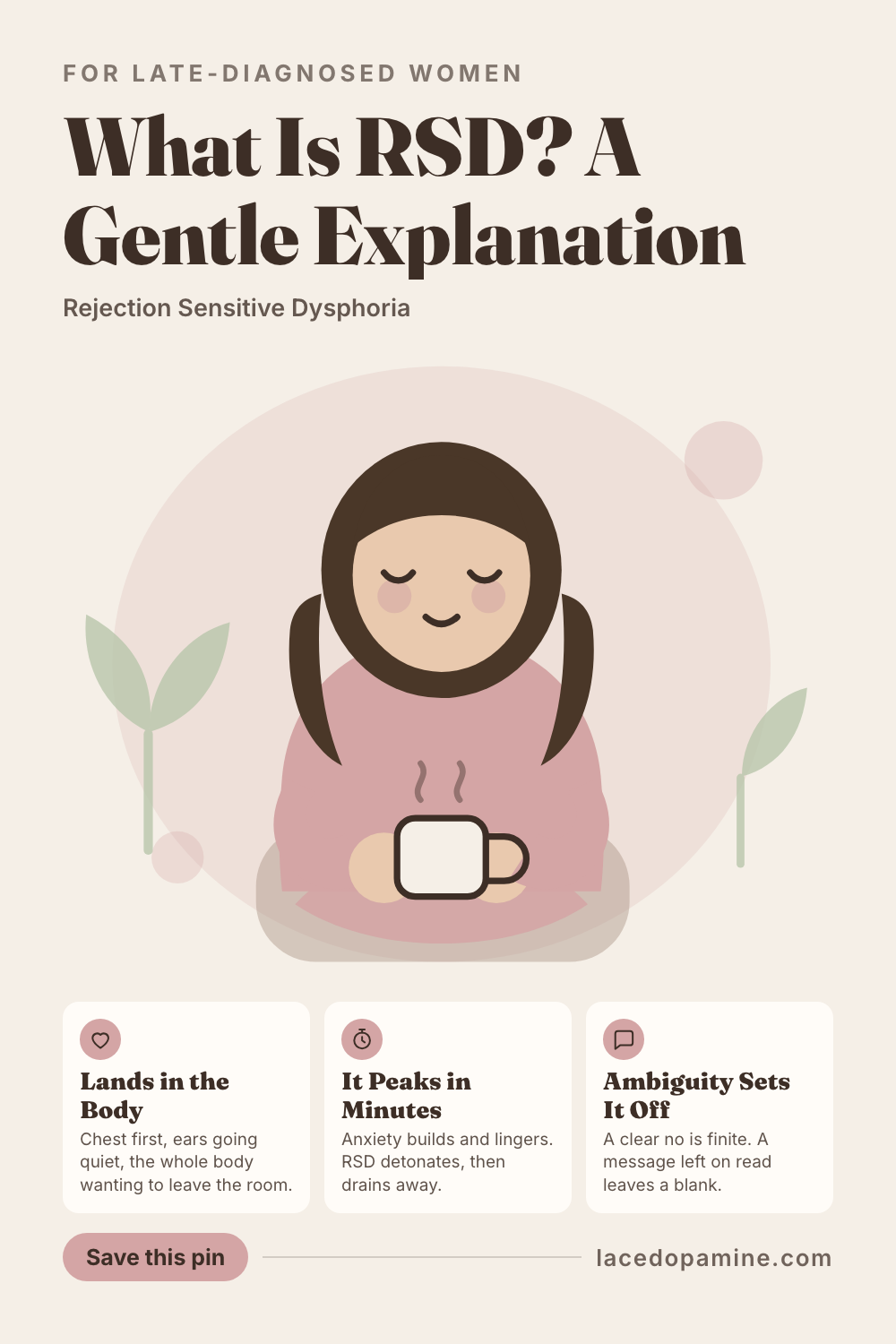 What is RSD, and why does a 3 word message flatten you for the rest of the day — save this pin for later