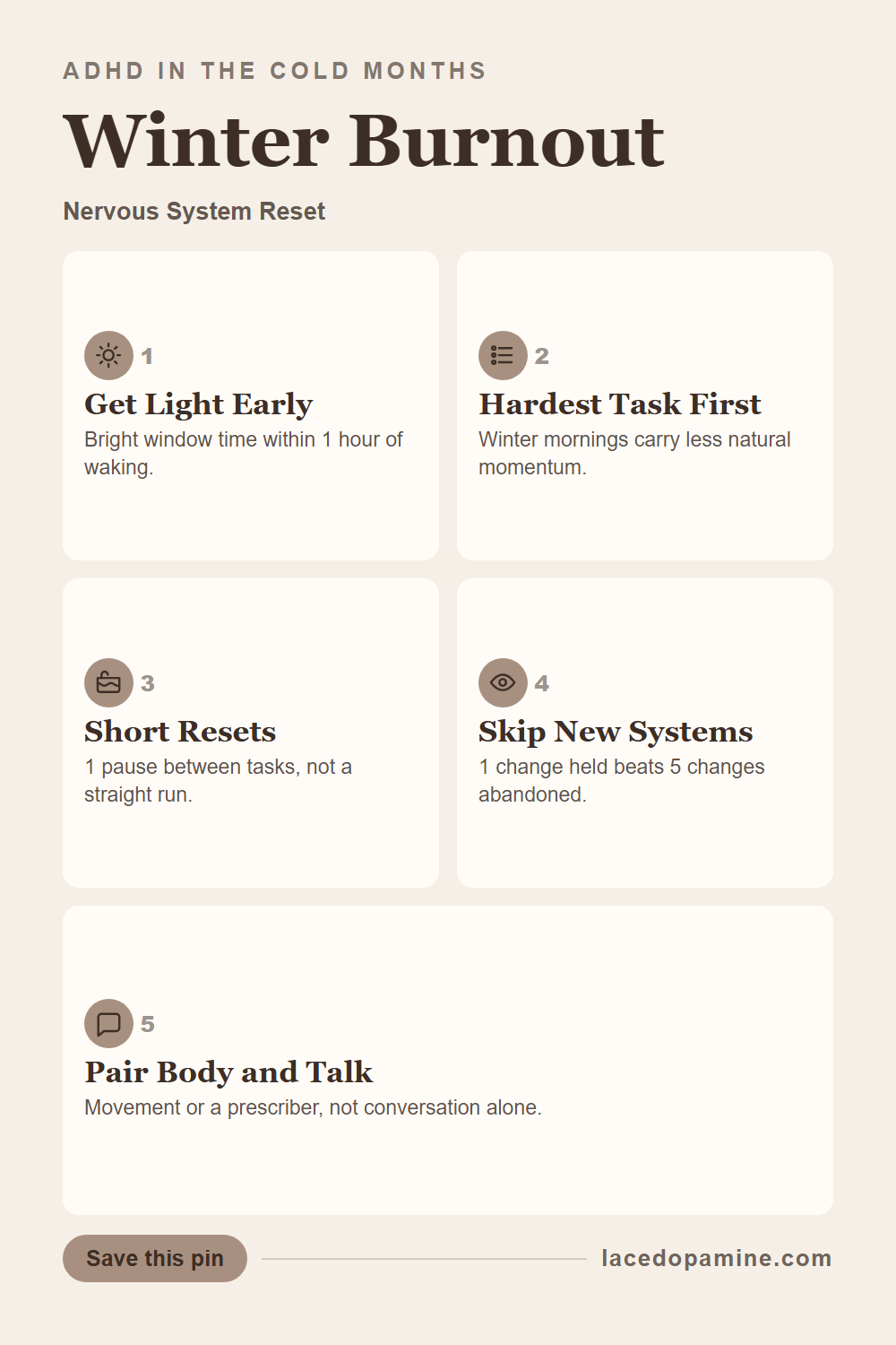 Does your ADHD brain seem to completely shut down once the days get shorter — save this pin for later
