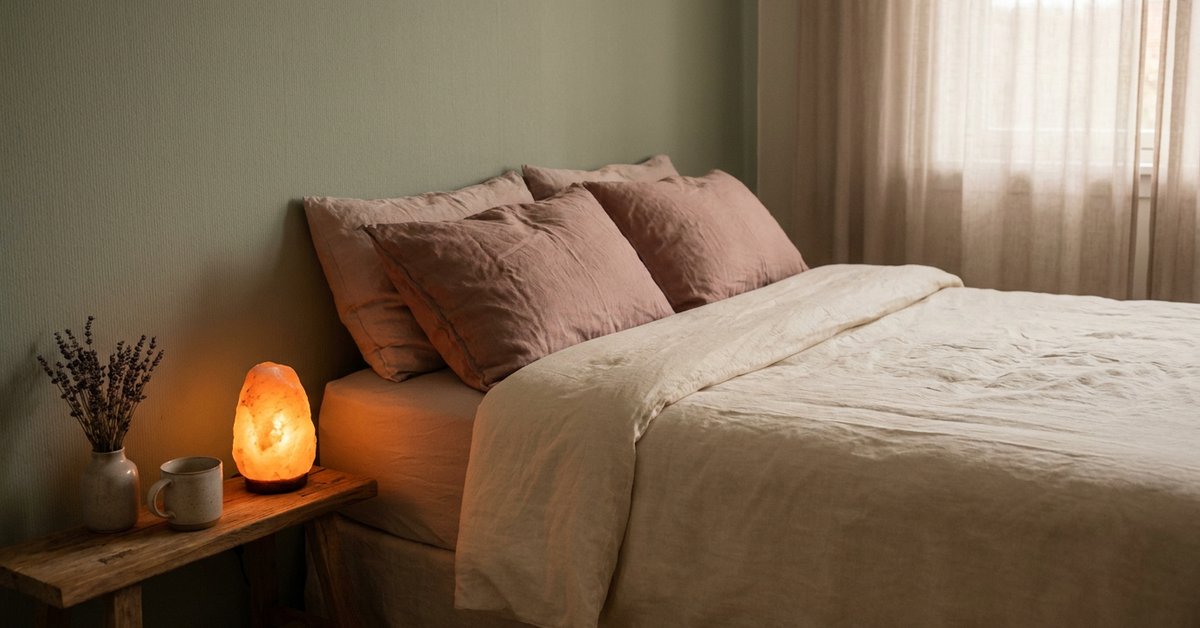 ADHD bedroom setup sleep — gentle illustration for late diagnosed ADHD women, lacedopamine.com