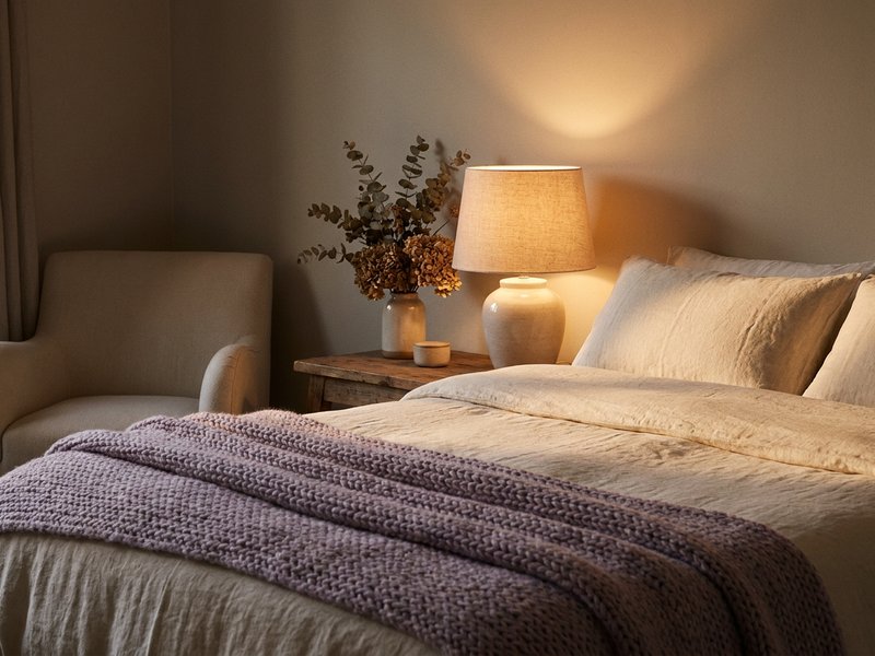 ADHD evening wind down — a calm bedroom set up for the same nightly routine, lacedopamine.com