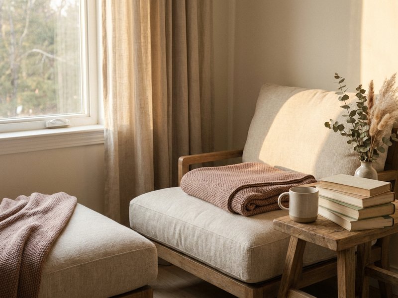 ADHD meltdown self soothe — a quiet corner with a soft blanket, lacedopamine.com