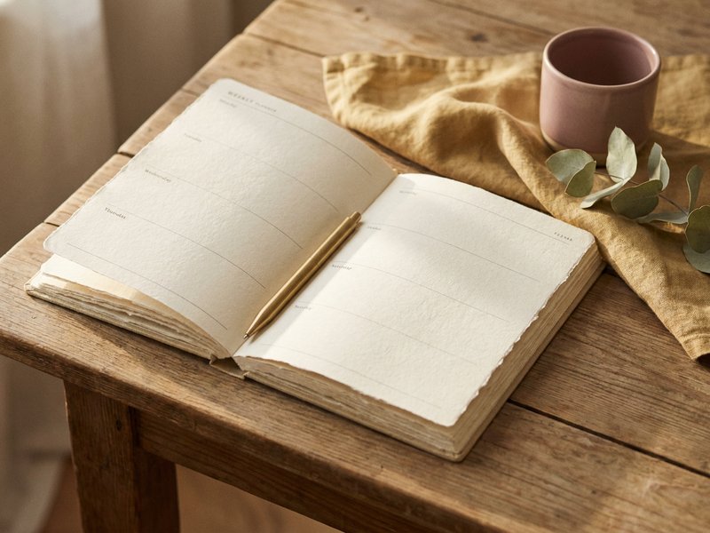 January productivity reset ADHD — a simple paper planner already owned, lacedopamine.com