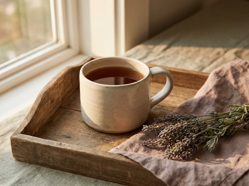 new year cycle sync — a warm cup of tea for a lighter day in the cycle, lacedopamine.com