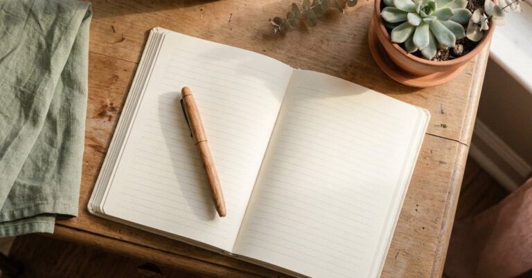 new year journal prompts ADHD — gentle illustration for late-diagnosed ADHD women, lacedopamine.com