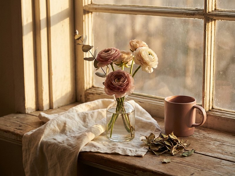 valentines day ADHD — a small bunch of flowers in a simple vase, lacedopamine.com