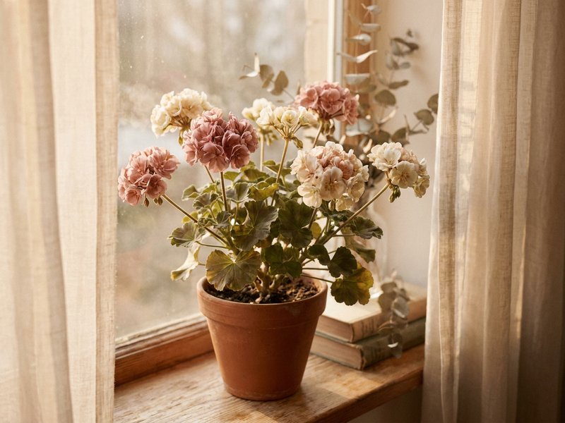 working with ADHD brain — a small plant in full bloom on a sunny windowsill, lacedopamine.com