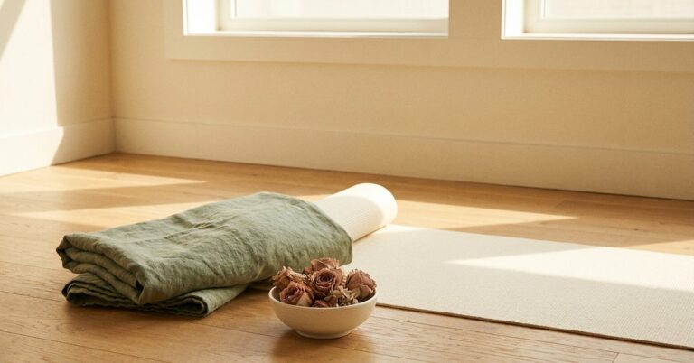 yoga vs pilates ADHD — gentle illustration for late diagnosed ADHD women, lacedopamine.com