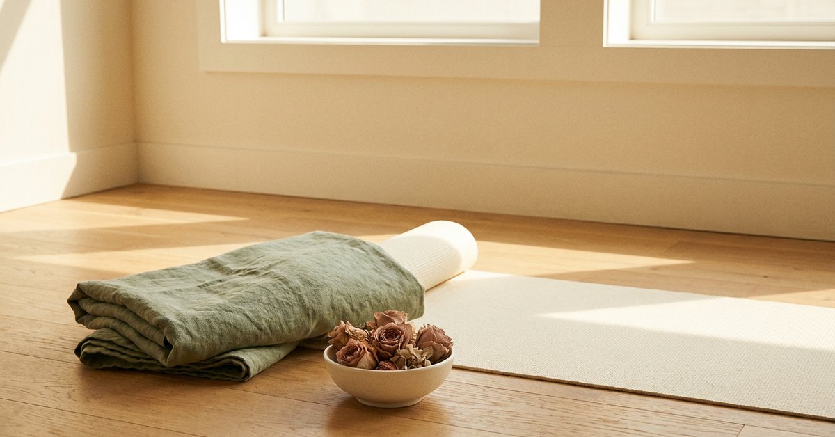 yoga vs pilates ADHD — gentle illustration for late diagnosed ADHD women, lacedopamine.com